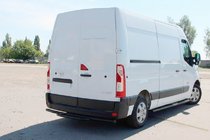 Renault Master 2011–2023 Zadný oblúk AK008 Black (nerez) fotografia 3