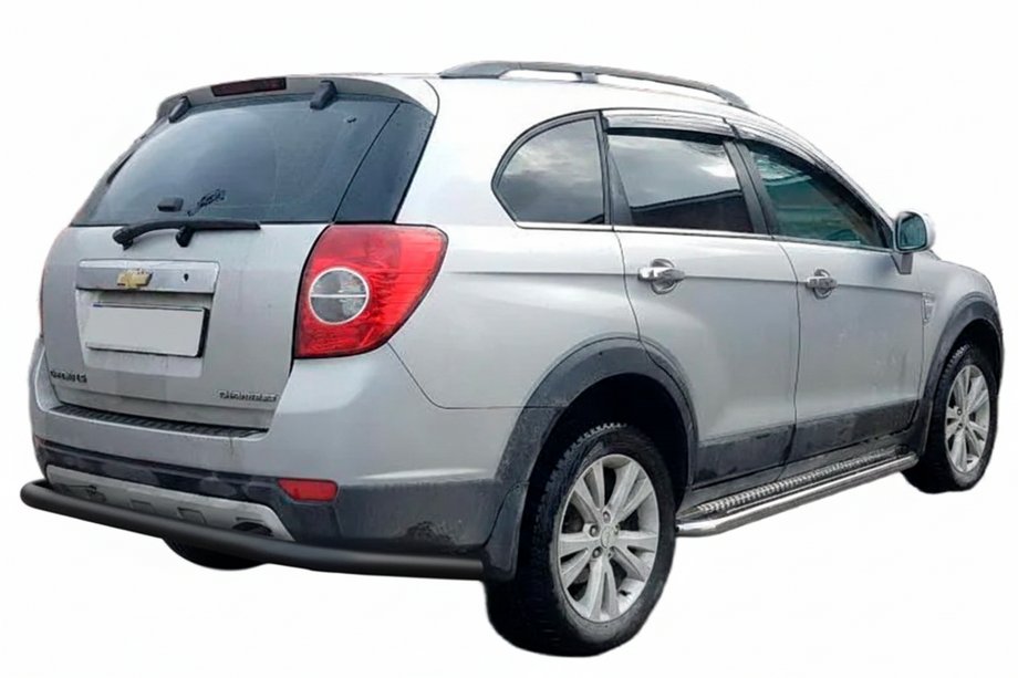 Chevrolet Captiva 2006–2019 Zadný ochranný oblúk AK005 Black (nehrdzavejúca oceľ) Fotografia 3