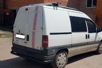 Fiat Scudo 1996–2007 Zadný ochranný oblúk AK005 Black (nehrdzavejúca oceľ) fotografia 3
