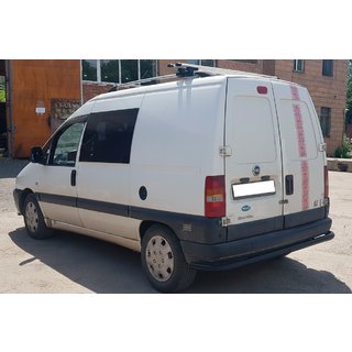 Zadný ochranný oblúk AK005 Black (nehrdzavejúca oceľ) Fiat Scudo 1996–2007 fotografia 2