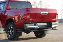 Toyota Hilux 2015– Zadný oblúk AK005-2 Black (nerez) fotografia 4