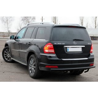 Zadný oblúk AK-style Black (nerez) Mercedes GL class X164 2006–2012 fotografia 2