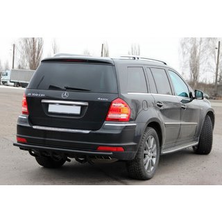 Zadný oblúk AK-style Black (nerez) Mercedes GL class X164 2006–2012 fotografia 3