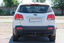 Kia Sorento II XM 2009–2014 Zadný oblúk AK002-2 Black (nerez) fotografia 3