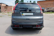 Honda CRV 2012–2016 Zadný ochranný rám AK003-21 Black (nerez) fotografia 4