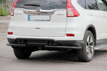 Honda CRV 2012–2016 Zadný ochranný rám AK003-21 Black (nerez) fotografia 1