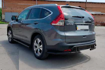 Honda CRV 2012–2016 Zadný ochranný rám AK003-21 Black (nerez) fotografia 6