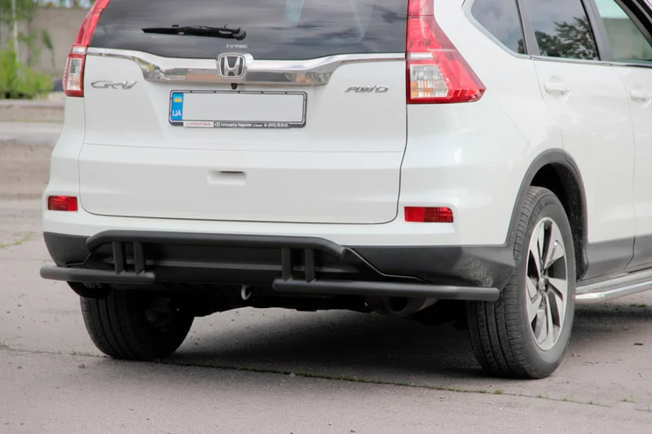 Honda CRV 2012–2016 Zadný ochranný rám AK003-21 Black (nerez) Image