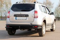 Renault Duster 2008–2017 Zadný ochranný oblúk AK005-Special Black (nerez) fotografia 1