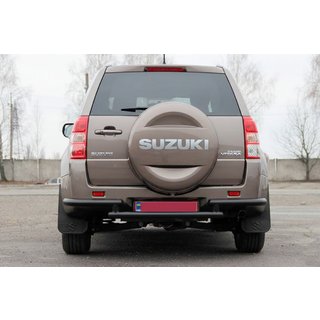 Zadný ochranný rám AK003-2 Black (nerez) Suzuki Grand Vitara 2005–2017 fotografia 1