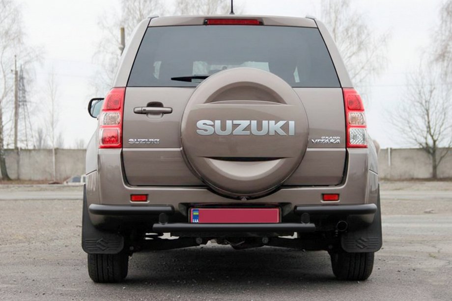Suzuki Grand Vitara 2005–2017 Zadný ochranný rám AK003-2 Black (nerez) Image