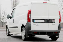 Fiat Doblo II 2010–2022 Zadný oblúk AK002/1 – Dvojitý Black (nerez) fotografia 1