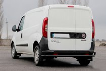 Opel Combo 2012–2018 Zadný ochranný rám AK005/2-Dvojitý Black (nehrdzavejúca oceľ) fotografia 2