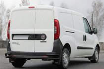 Opel Combo 2012–2018 Zadný ochranný rám AK005/2-Dvojitý Black (nehrdzavejúca oceľ) fotografia 3