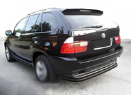 BMW X5 E53 1999–2006 Zadný ochranný rám Special Black (nerez) fotografia 1