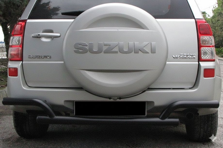 Suzuki Grand Vitara 2005–2017 Zadný ochranný rám AK005-2 Black (nerez) Image