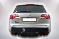 Acura MDX 2007–2013 Zadná ochranná tyč B1-47 Black (nerez) fotografia 3
