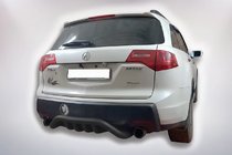 Acura MDX 2007–2013 Zadná ochranná tyč B1-47 Black (nerez) fotografia 4