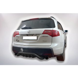 Zadná ochranná tyč B1-47 Black (nerez) Acura MDX 2007–2013 fotografia 4