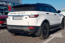 Range Rover Evoque 2012–2018 Zadný ochranný rám AK005-1 Black (nerez) fotografia 3