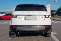 Range Rover Evoque 2012–2018 Zadný ochranný rám AK005-1 Black (nerez) fotografia 2