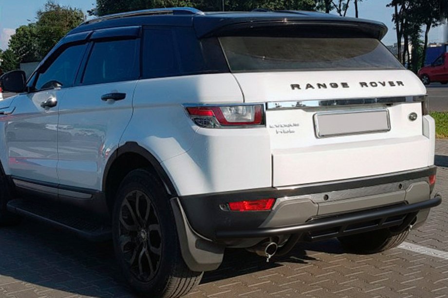 Range Rover Evoque 2012–2018 Zadný ochranný rám AK005-1 Black (nerez) Image