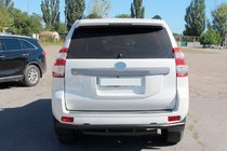 Toyota Land Cruiser Prado 150 2009–2023 Zadný ochranný oblúk AK002-2v1 Black (nehrdzavejúca oceľ) fotografia 3