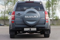 Suzuki Grand Vitara 2005–2017 Zadný ochranný oblúk AK005-3 Black (nerez) fotografia 2