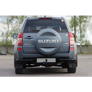 Zadný ochranný oblúk AK005-3 Black (nerez) Suzuki Grand Vitara 2005–2017 fotografia 2