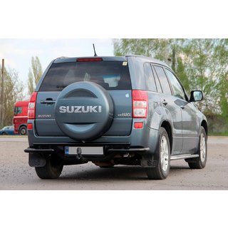 Zadný ochranný oblúk AK005-3 Black (nerez) Suzuki Grand Vitara 2005–2017 fotografia 3