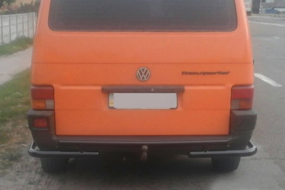 Volkswagen T4 Transporter 1990–2003 Zadný oblúk AK003-2 Black (nerez) Image