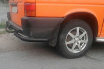 Volkswagen T4 Caravelle/Multivan 1990–2003 Zadný oblúk AK003-2 Black (nerez) fotografia 2