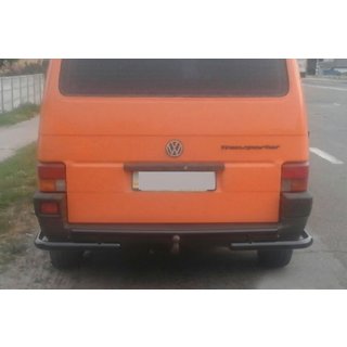Zadný oblúk AK003-2 Black (nerez) Volkswagen T4 Caravelle/Multivan 1990–2003 fotografia 1