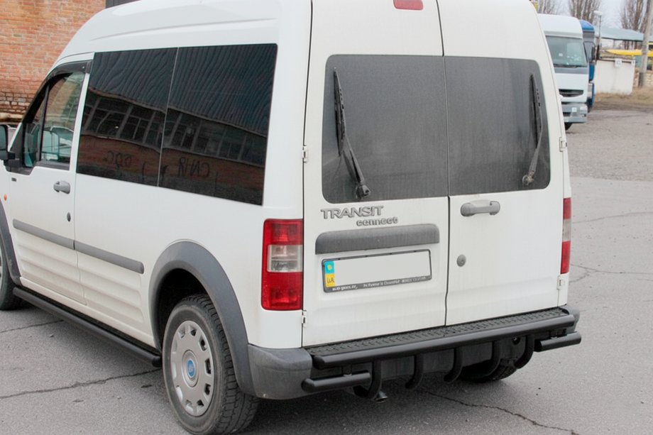 Ford Connect 2006–2009 Zadný ochranný oblúk AK-design Black (nerez) Image