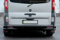 Opel Vivaro 2001–2015 Zadný ochranný rám AK-Special Black (nerez) fotografia 3