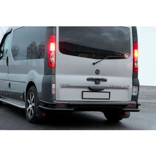 Zadný ochranný rám AK-Special Black (nerez) Opel Vivaro 2001–2015 fotografia 4
