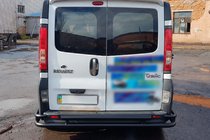 Renault Trafic 2001–2015 Zadný ochranný rám AK-Special Black (nerez) fotografia 2