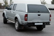 Nissan NP300 1999–2015 Zadný ochranný rám AK004 Black (nerez) fotografia 1
