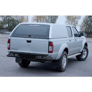 Zadný ochranný rám AK004 Black (nerez) Nissan NP300 1999–2015 fotografia 3