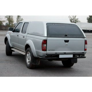 Zadný ochranný rám AK004 Black (nerez) Nissan NP300 1999–2015 fotografia 1