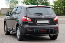 Nissan Qashqai 2010–2014 Zadný oblúk AK011 Black (nehrdzavejúca oceľ) fotografia 3