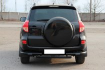 Toyota Rav 4 2006–2013 Zadný ochranný oblúk AK005-2 Black (2 ks, nerez) fotografia 2