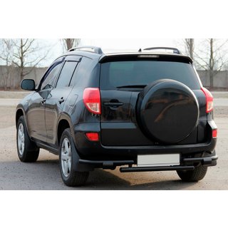 Zadný ochranný oblúk AK005-2 Black (2 ks, nerez) Toyota Rav 4 2006–2013 fotografia 3
