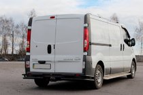 Opel Vivaro 2001–2015 Zadný ochranný rám AK003-Plus-2 Black (nerez) fotografia 1