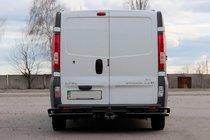 Opel Vivaro 2001–2015 Zadný ochranný rám AK003-Plus-2 Black (nerez) fotografia 2