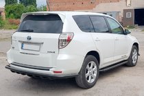Toyota Rav 4 2006–2013 Zadná ochranná tyč AK005-15 Black (len pre EV, 2 ks, nerez) fotografia 4