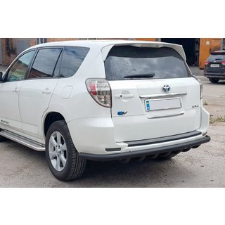 Zadná ochranná tyč AK005-15 Black (len pre EV, 2 ks, nerez) Toyota Rav 4 2006–2013 fotografia 3