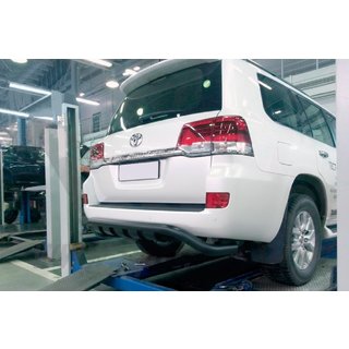 Zadný ochranný rám Gronder Black (nerez) Lexus LX570/450d 2008–2022 fotografia 1