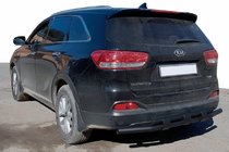 Kia Sorento II XM 2009–2014 Zadný ochranný oblúk AK015 Black (nerez) fotografia 1