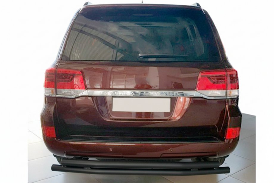 Toyota Land Cruiser 200 2007–2021 Zadné ochranné oblúky AK002-double Black (2 ks, nehrdzavejúca oceľ) Fotografia 2